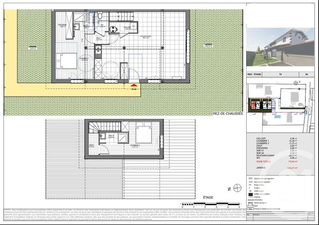 maison à vendre - 3 pièces - 79.9 m2 - GUJAN MESTRAS - 33 - AQUITAINE - Century 21 Duprat & Associés