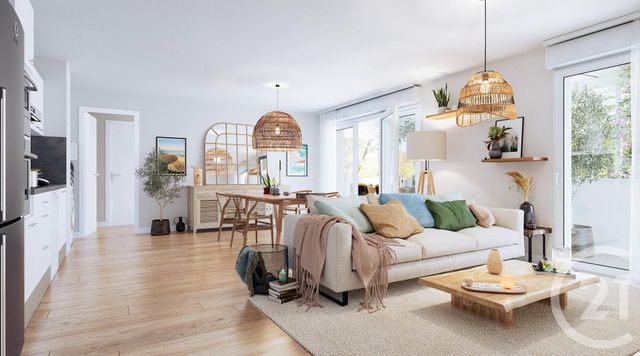 Appartement T3 à vendre - 3 pièces - 58.85 m2 - GUJAN MESTRAS - 33 - AQUITAINE - Century 21 Duprat & Associés