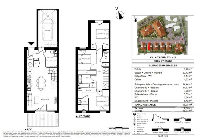 maison à vendre - 4 pièces - 85.2 m2 - LE TEICH - 33 - AQUITAINE - Century 21 Duprat & Associés