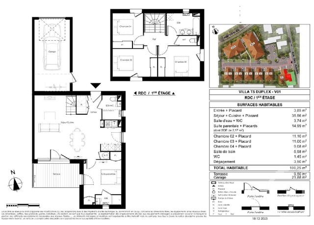 maison à vendre - 5 pièces - 100.25 m2 - LE TEICH - 33 - AQUITAINE - Century 21 Duprat & Associés