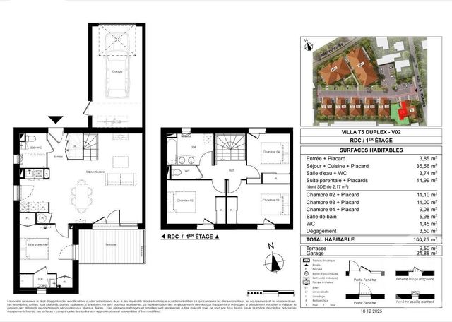 maison à vendre - 5 pièces - 100.25 m2 - LE TEICH - 33 - AQUITAINE - Century 21 Duprat & Associés