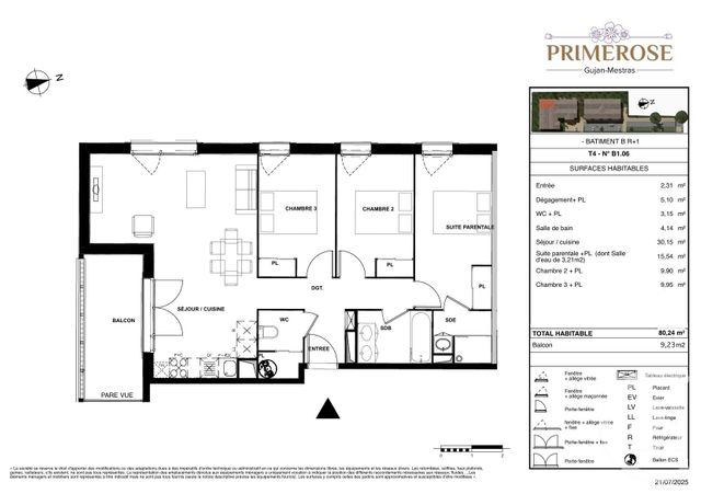 appartement - GUJAN MESTRAS - 33