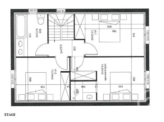 maison à louer - 5 pièces - 95.49 m2 - MARCHEPRIME - 33 - AQUITAINE - Century 21 Duprat & Associés